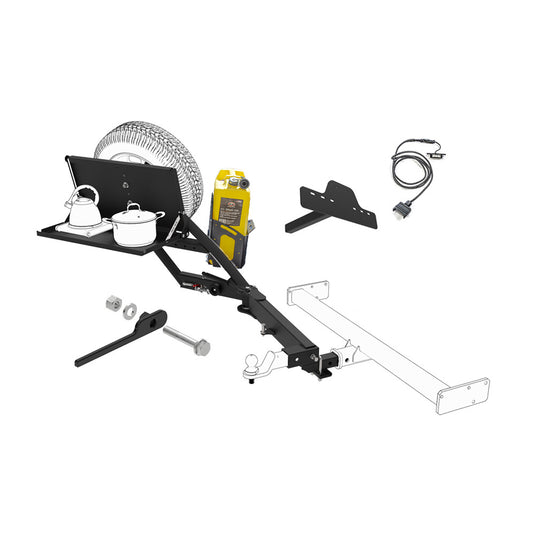 MIRACK GEN4 SWINGING SPARE WHEEL CARRIER | ULTIMATE BUNDLE
