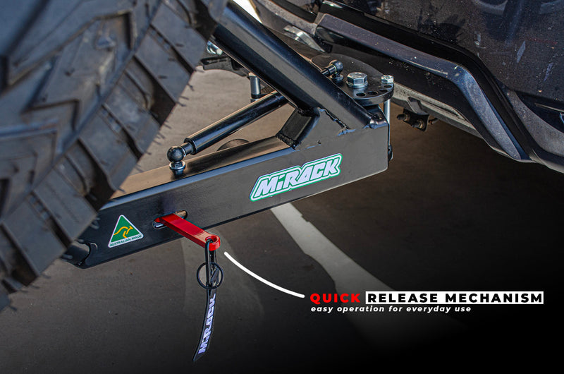 Load image into Gallery viewer, MIRACK GEN4 SWINGING SPARE WHEEL CARRIER | BASICS BUNDLE