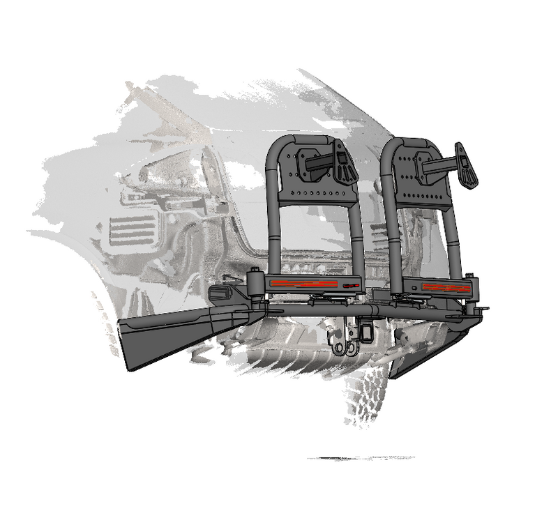 Load image into Gallery viewer, PORSCHE CAYENNE 958 REAR BAR | DUAL SWINGING