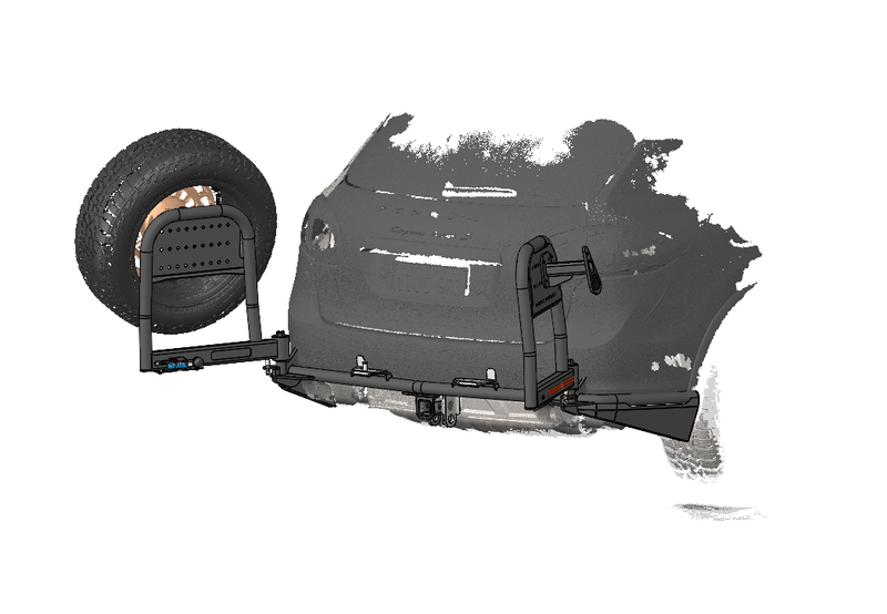 Load image into Gallery viewer, PORSCHE CAYENNE 958 REAR BAR | DUAL SWINGING