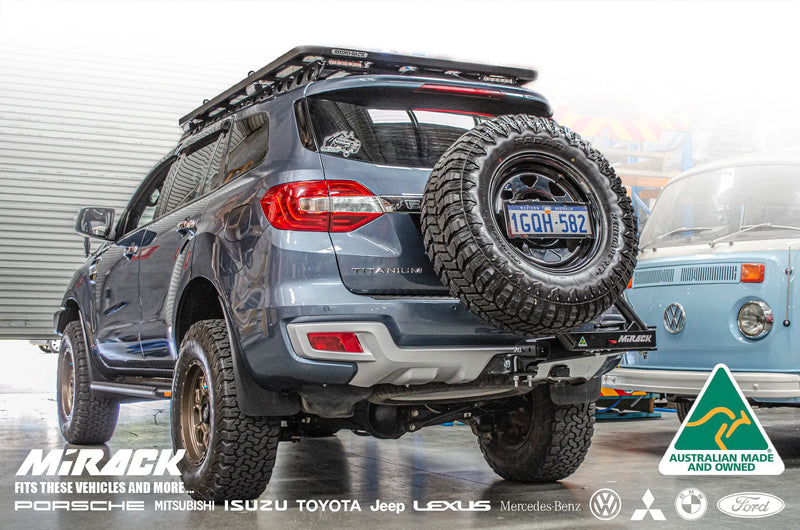 Load image into Gallery viewer, Ford Everest Titanium with Tow Hitch Spare Wheel Carrier and License Plate Holder