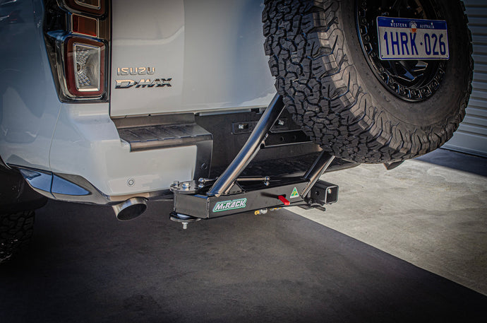 Access Your Isuzu D Max Spare Tyre Easily with Mirack Innovative Spare Wheel Carrier