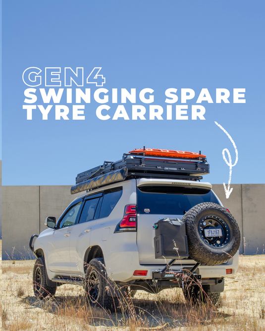 Toyota Prado GEN4 Swing Carrier | ADR-Compliant Touring Setup