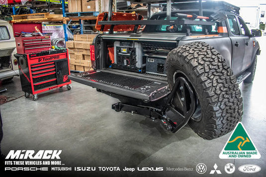 GEN4 SWINGING SPARE WHEEL CARRIER | BASICS BUNDLE