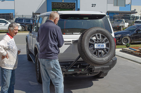 GEN4 SWINGING SPARE WHEEL CARRIER | BASICS BUNDLE