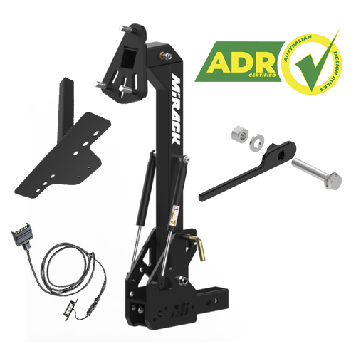 MIRACK GEN3 TILTING SPARE WHEEL CARRIER | BASICS BUNDLE