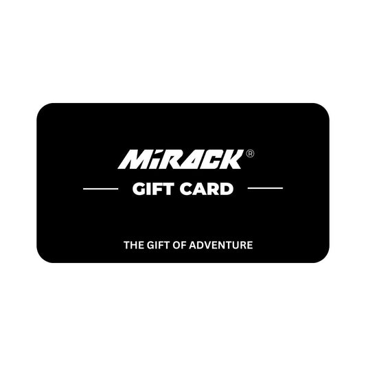 Mirack gift card: The perfect present for off-road enthusiasts, campers, and adventure seekers.