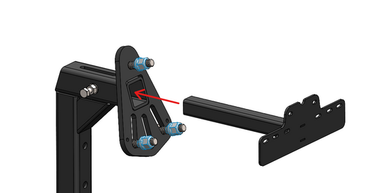 MIRACK LICENSE PLATE MOUNTING BRACKET