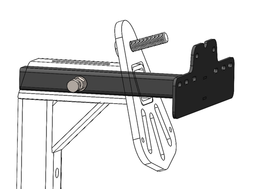 MIRACK LICENSE PLATE MOUNTING BRACKET