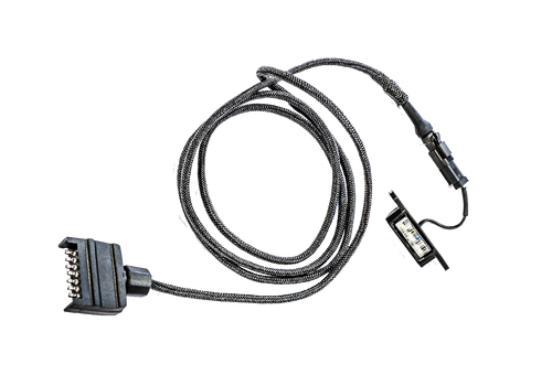 LED NUMBER PLATE LIGHTING HARNESS - 7 PIN FLAT
