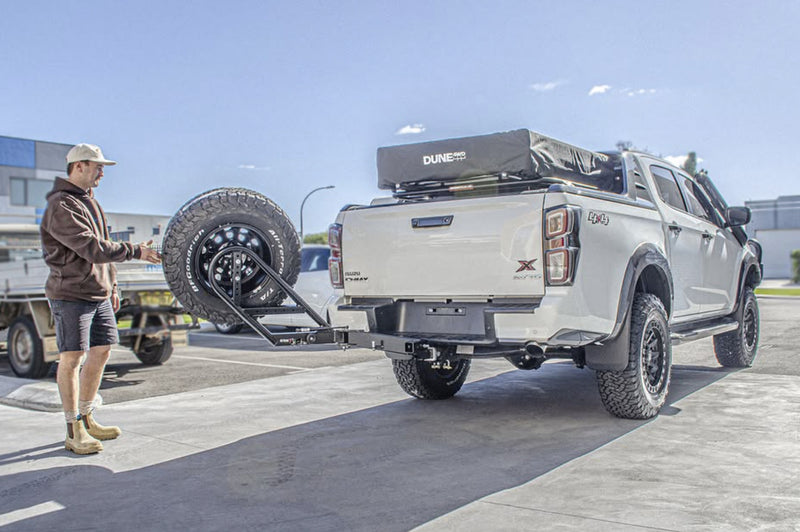 Load image into Gallery viewer, SWINGING SPARE WHEEL CARRIER | GEN4 | 2T TOWING
