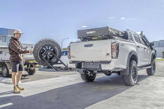 SWINGING SPARE WHEEL CARRIER | GEN4 | 2T TOWING