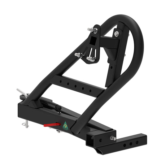 Mirack Swing Spare Wheel Carrier, High Quality Australian Made